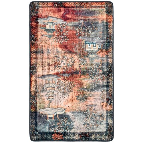 Tapis de bain moelleux - multicolor 60x100 cm