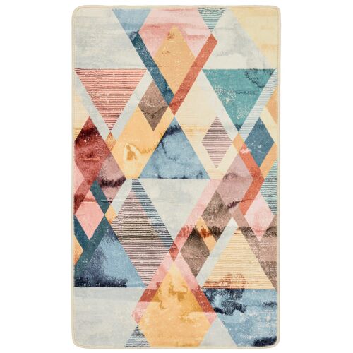 Tapis de bain moelleux - multicolor 50x60 cm
