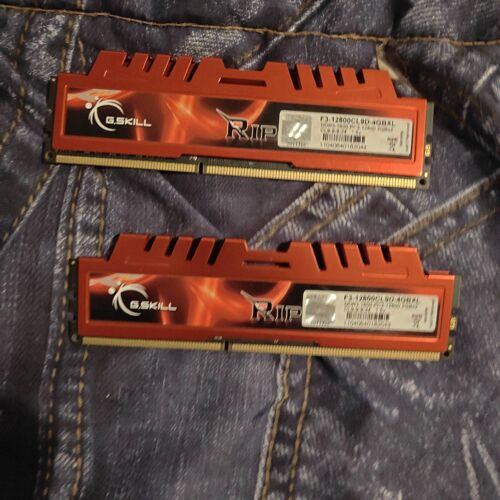 gskill ripajawsx F3-12800 DDR 3 1600MHZ 2X2 GB