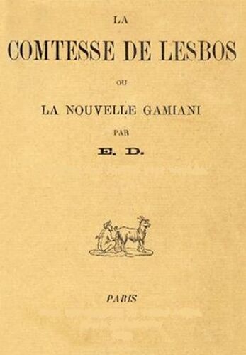 La Comtesse De Lesbos Ou La Nouvelle Gamiani