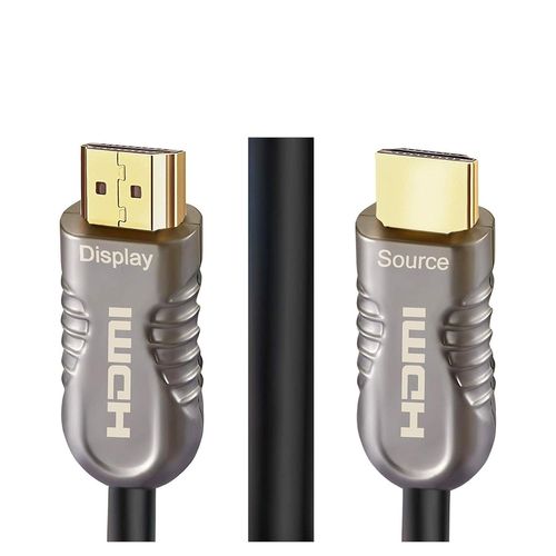 VornixorSarlshop-Câble Haute Vitesse HDMI Fibre 12M v2.0 18Gbps HDMI Lead Support 4K @ 60Hz / 4: 4: 4 / HDR HDR 4/4 / 4 HDCP 2.2 pour HDTV, Roku TV Box, Xbox One X, Cinéma Maison, PS4, PS3 - Câble HD