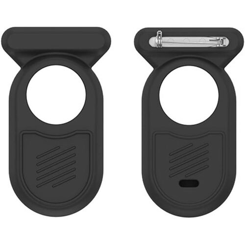 VornixorSarlshop-Coque pour Galaxy SmartTag2 avec Épingle de Sûreté Cachée: Housse de Protection en Silicone Compatible avec Samsung Smart Tag 2 pour Enfants Animaux de Compagnie Sac à Dos Bagages (