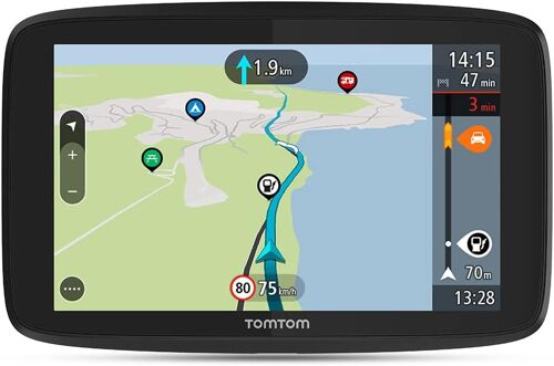 VornixorSarlshop-GPS GO Camper Tour pour Camping-Car et Caravane, écran 6"" avec PI pour Camping-Car et Caravane, Mises à Jour Via Wi-FI, TomTom Traffic, Alertes des Zones de Danger et Cartes d'europe
