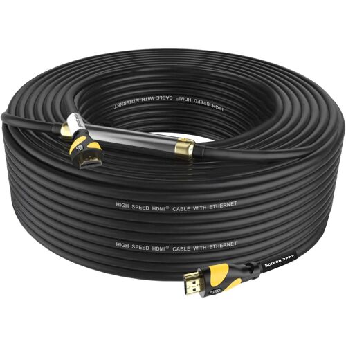 VornixorSarlshop-Ultra câble HDMI 2.0 V Support 4 K 2160p, 1080p, 3D, Retour Audio et Ethernet ¿ Lot de 2