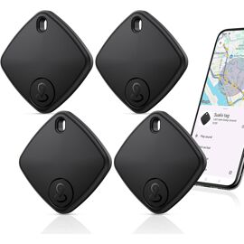 MEVRONISSHOP-Air Traceur Android,Air Trackers Tag Lot de 4 Smart Traceur GPS pour Android,Localisateur D¿Objets Bluetooth Traceur Clé Fonctionne avec l¿app Google Find Hub pour Portefeuilles/Valises/