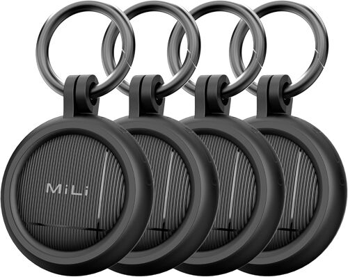 VornixorSarlshop-LiTag Duo Traceur Localisateur D¿Objets Bluetooth, Compatible avec Apple et Android Localiser, pour Valises/Portefeuilles/Clés/Sacs/Bagages, Batterie Remplaçable, 4 Pack