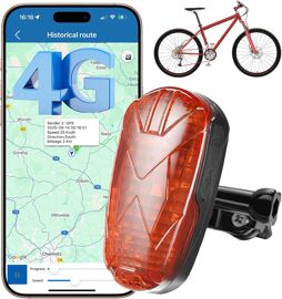VornixorSarlshop-Traceur GPS Moto 4G Géolocalisation Véhicule Tracker GPS Vélo Moto Voiture Trotinette Électrique Traqueur sans Carte SIM Étanche Alerte SOS Mouvement Vitesse Historique 6 Mois Local