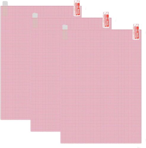 VornixorSarlshop-3 Pièces Universellement A4, Protection Tablette, HD Protection d'écran pour GPS, Appareil photo, Montre, Tablette, Anti-empreintes digitales, Résistant aux rayures