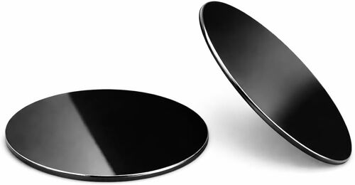 VornixorSarlshop-Lot de 2 disques adhésifs de rechange de 95 mm pour support de téléphone portable, GPS, caméra embarquée, caméra d'action, tableau de bord, disque adhésif, rond, supports de montage