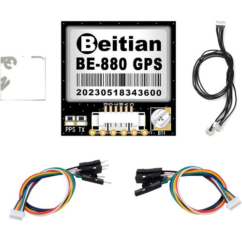 VornixorSarlshop-BE-880 Module récepteur GPS avec flash HMC5883L Boussole 10ème puce GPS Niveau TTL 38400bps pour Arduino Aircraft Pixhawk APM Contrôleur de vol