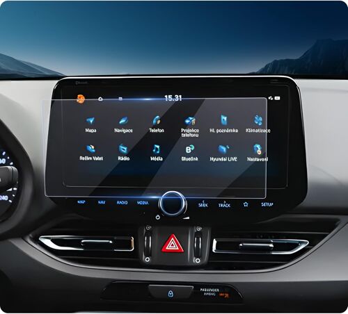 VornixorSarlshop-Compatible avec Hyundai i30 2025 2026 /N Line/Kombi/Fastback N 2ème Facelift 2024 Film de protection d'écran en verre trempé 10,25"" anti-rayures 9H Accessoires i30