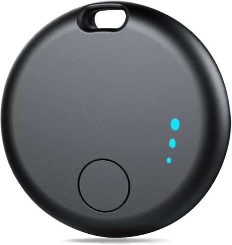 VornixorSarlshop-Localisateur d'objets Bluetooth intelligent compatible avec iOS, localisateur pour clés, bagages, sacs, portefeuilles, sacs à dos (noir)