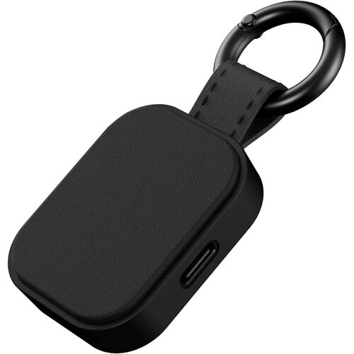 VornixorSarlshop-Keyfinder Localisateur de clés Bluetooth ¿ Tracker rechargeable pour iOS & Android, USB-C, jusqu'à 6 mois d'autonomie, en plastique recyclé et cuir synthétique