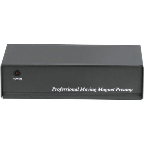 VornixorSarlshop-Préamplificateur phono stéréo ""PA 506"" (avec alimentation secteur 230V/50 Hz, pour platines, 3000mA, câble Cinch 0,9 m) Noir