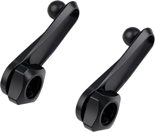 MEVRONISSHOP-Adaptateur d'extension pour Rotule 17mm avec Bras Pivotant à 360° Support de Téléphone pour Voiture Compatible avec Les Supports GPS et Les Supports pour Fente CD