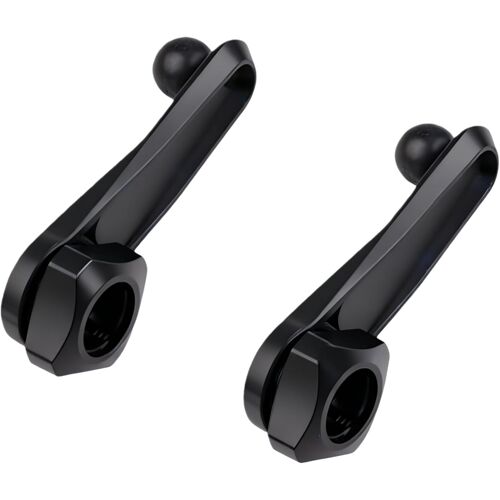 MEVRONISSHOP-Adaptateur d'extension pour Rotule 17mm avec Bras Pivotant à 360° Support de Téléphone pour Voiture Compatible avec Les Supports GPS et Les Supports pour Fente CD