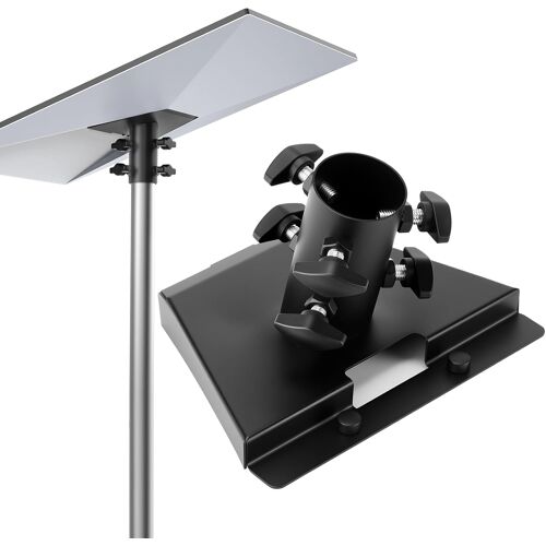 MEVRONISSHOP-Adaptateur de Roue Starlink Gen 3, Support Starlink Mast amélioré, Installation Rapide et Facile, Plaque de Montage Starlink V3 pour Toit, Compatible avec l'antenne Standard Starlink, Co