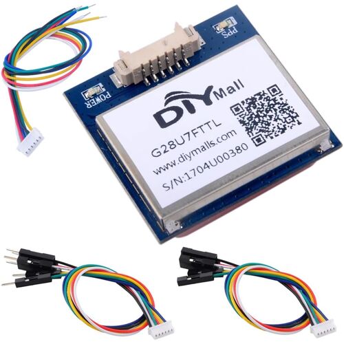 VornixorSarlshop-G28U7FTTL GPS récepteur Module 3.3V-5V avec antenne céramique Flash 9600bps 1Hz NMEA-0183 pour contrôle de vol Arduino Flight Control