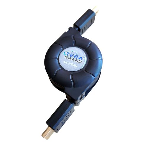 VornixorSarlshop-Reth-wh343 Premium High Speed HDMI câble rétractable, 4.25-Feet
