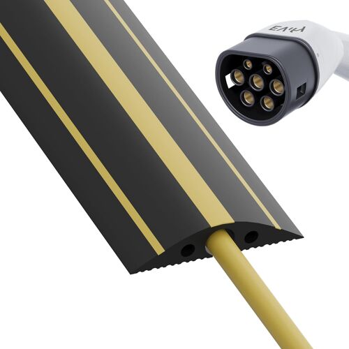 Vornixorsarlshop-Gaine De Câble 1,5 M, Pont De Câble Pour Câble De Charge De Voiture Électrique Type 2 - Protection Robuste À Arrêt Plat Pour Usage Extérieur