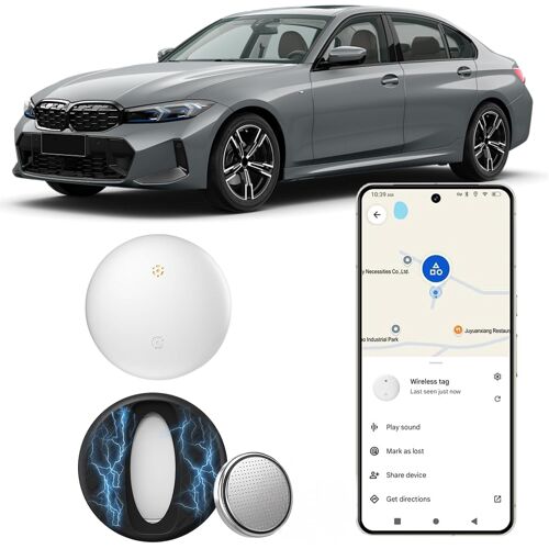 Mevronisshop-Traceur Gps Pour Véhicules, 2026 Nouveau Traceur Localisateur D¿Objets Bluetooth, Compatible Avec L¿App Google Find Hub (Uniquement Android), Traceur Caché Pour Voiture Sans Frais Mensue