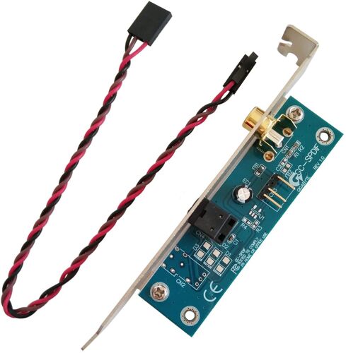 VornixorSarlshop-SPDIF Support de câble optique et RCA pour ASUS Gigabyte MSI