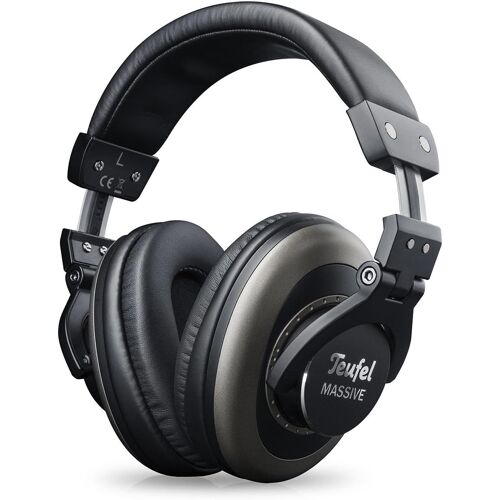 VornixorSarlshop-Massive Casque Audio HiFi Circum-aural Filaire Haut de Gamme aux Basses puissantes, Noir