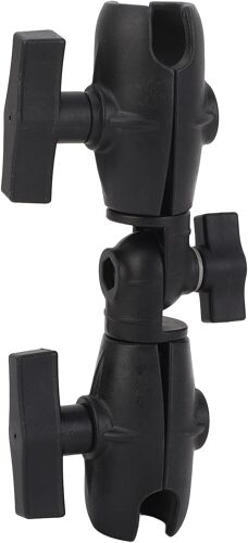 VornixorSarlshop-8,1 Bras de Pivot de Double Douille, 1,5 Bras de Prise de Double de Boule Compatible avec Le Bâti de RAM et 1,5 Boule de Taille de C Monte des Composants de Boule, 360 °