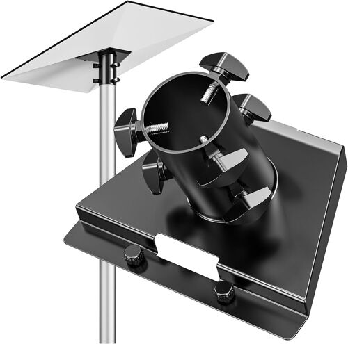 Mevronisshop-Version Améliorée Adaptateur De Roue Starlink Gen 3, Support Starlink Mast, Plaque De Montage Starlink V3 Pour Toit, Compatible Avec L'antenne Standard Starlink, Convient Pour Mâts De 28