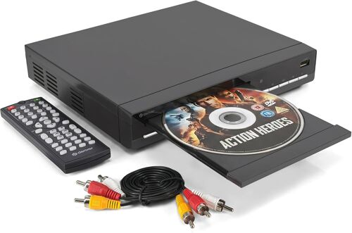 MEVRONISSHOP-Lecteur DVD HDMI Multizone ¿ DVH-7787 MK3 ¿ USB, SCART, Coaxial, Lecture DVD/CD/VCD, Compact, Compatible TV PAL/NTSC ¿ Câble Non Inclus
