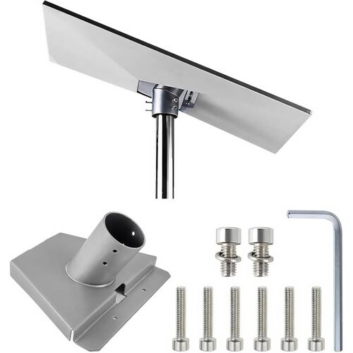 MEVRONISSHOP-Support de Montage Compatible avec Starlink Mini Gen 3, Kit Complet pour Antenne Satellite pour Starlink - Inclut Support Plat Standard V3 et Accessoires de Fixation