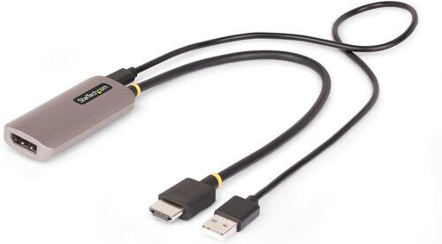 VornixorSarlshop-com Câble Adaptateur HDMI vers DisplayPort de 30cm, 8K 60Hz, Convertisseur Vidéo Actif HDMI 2.1 vers DisplayPort 1.4