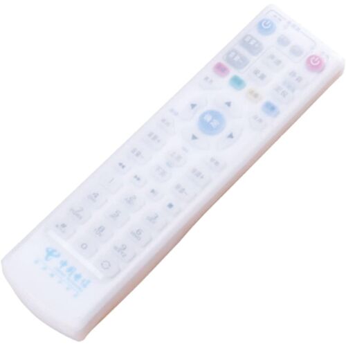 MEVRONISSHOP-Housse De Protection en Silicone pour Télécommandes Étanche Transparente, Accessoire Anti-poussière pour Télécommande TV Audio Et Climatisation, Adaptée Usage Quotidien, Matériau Extensi