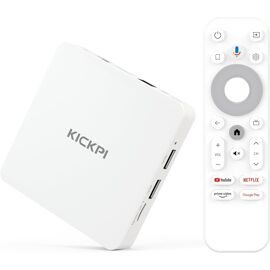 MEVRONISSHOP-Plusefell Boîtier Android 11.0 TV, Android TV Box 2GB RAM 32GB ROM Amlogic S905Y4 Quad-Core Cortex-A35 CPU Mali-G31GPU, 4k Ultra HD Smart TV Box 2.4/5Ghz WiFi BT 5.0