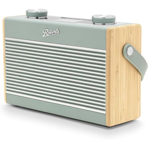 VornixorSarlshop-Rambler Max, Radio Portable connectée, Dab+/FM/Bluetooth/WiFi Bleu Ciel