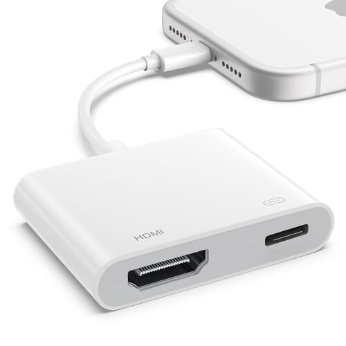 MEVRONISSHOP-Adaptateur USB-C vers HDMI 2-en-1 avec Charge PD 100W, Sortie 4K à 60Hz, Compatible avec iPhone 16/15, Samsung Galaxy S24/S23/S22/S21/S20 Plus Ultra, Tablettes, Ordinateurs Portables Et