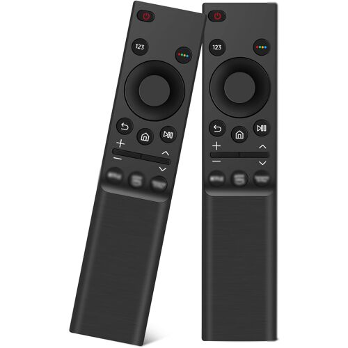 VornixorSarlshop-BN59-01358B Lot de 2 télécommandes de rechange compatibles avec tous les téléviseurs Samsung LED QLED UHD SUHD HDR LCD Smart TV, boutons Netflix, Prime Video, Samsung TV