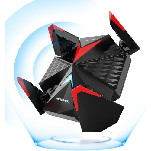 VornixorSarlshop-BE6500 Clé WiFi 7 pour PC NF-U377, Tri-Bande Adaptateur USB WiFi 7, Clé WiFi USB 3.0 avec 4 Antennes 90° et Câble Type-C vers USB 1,2 m, 6GHz Dongle USB WiFi Compatible avec Windows