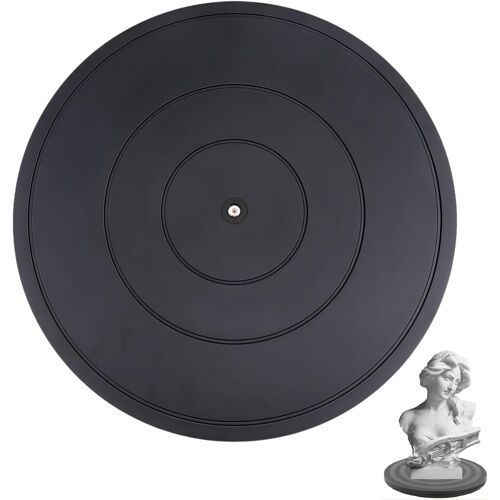 MEVRONISSHOP-Plateau Tournant Universel,Solide Plateau Tournant à 360°,Support Pivotant Résistant,Tourne-Disque Rotatif pour Plantes en Pot Haut-Parleurs Ordinateurs Portables Moniteurs (40cm)