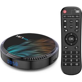 MEVRONISSHOP-Più recente HK1 Max TV Box Upgrade Android 12.0 TV Box, 2 GB di RAM 16 GB ROM, 2.4G / 5G Dual Wi-FI, BT4.0, 4K H.265 Decodifica HDR Set Top Box¿HK1 Max 2B