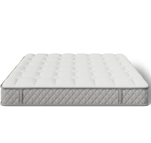 N616P321681A, matelas en mousse memory respirante de 120x200 cm, matelas orthopédique à mousse froide, conception ergonomique, sommeil frais, matelas hybride à mousse memory avec 7 zones de ressorts