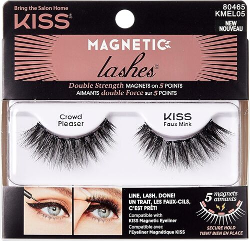 Kalanka-1 Paire De Faux Cils Synthétiques Avec 5 Aimants À Double Force, Résistants Au Vent, Testés Dermatologiquement, Durent Jusqu'à 16 Heures, Réutilisables Jusqu'à 15 Fois 