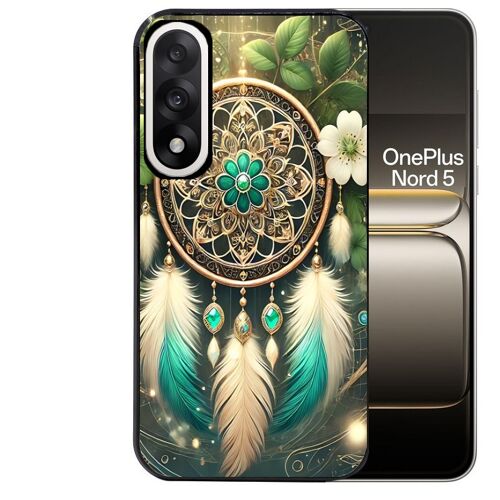 Coque noire pour OnePlus NORD 5 motif dreamcatcher talisman