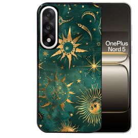 Coque noire pour OnePlus NORD 5 lune astro