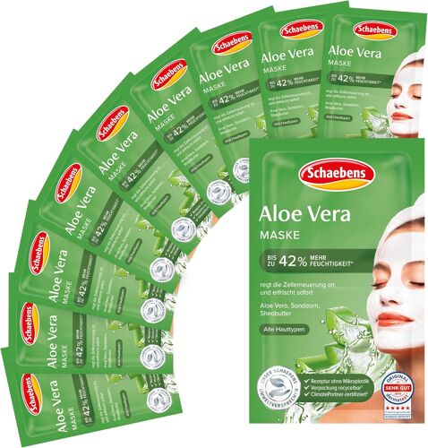 Kalanka-Lot De 10 Masques À L'aloe Vera (10 X 10 Ml) 