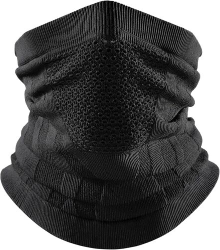 Kalanka-1 Pcs Cache Cou Sport Respirant,Demi-Masque Anti-Froid,Masque Tour De Cou Moto,Protection Du Visage En Polaire D'hiver,Prolongé Couvre-Visage Coupe-Vent,Pour Ski,Snowboard,Randonnée,Vélo 