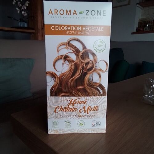 Hénné Aroma Zone Chatain Miellé 