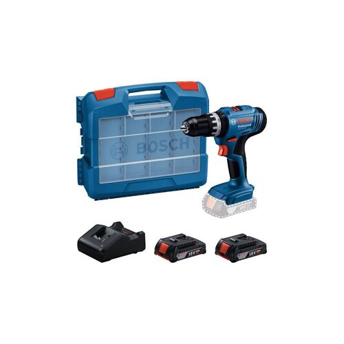 Perceuse à percussion sans fil Bosch Professional GSB 18V-25 - 2x GBA 2,0Ah, chargeur GAL 18V-20, coffret