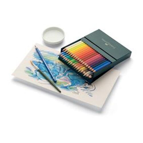 Faber-Castell Albrecht Durer Watercolor Pencils Gift Box Of 36 Colors, Brush 36 Pièces