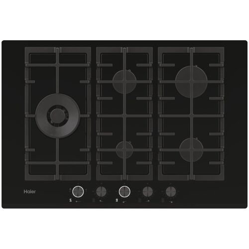 Haier I-Move Series 6 HAVG7WL5WS6B/1 Noir Intégré 74.5 cm Gaz 5 zones